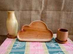 Khay gỗ hình mây 15x25.5cm VKU1-081 24 VKU1 081 Khay hinh may 25.5x15cm 121 43