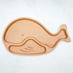 Khay gỗ hình cá heo 30x17cm || VKU1-091
