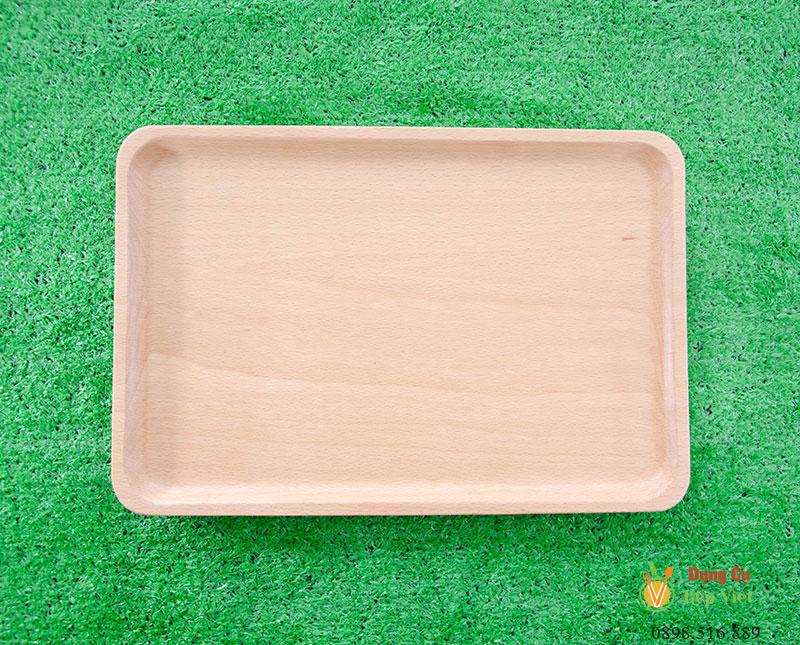 Khay gỗ chữ nhật gỗ Beech nhiều size 5 Khay gỗ chữ nhật gỗ Beech nhiều size - Ảnh 5