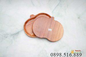 Khay gỗ hình quả bí 14.5x18cm VKU1-074 14 khay hanh qua ba 14 5x18cm 2