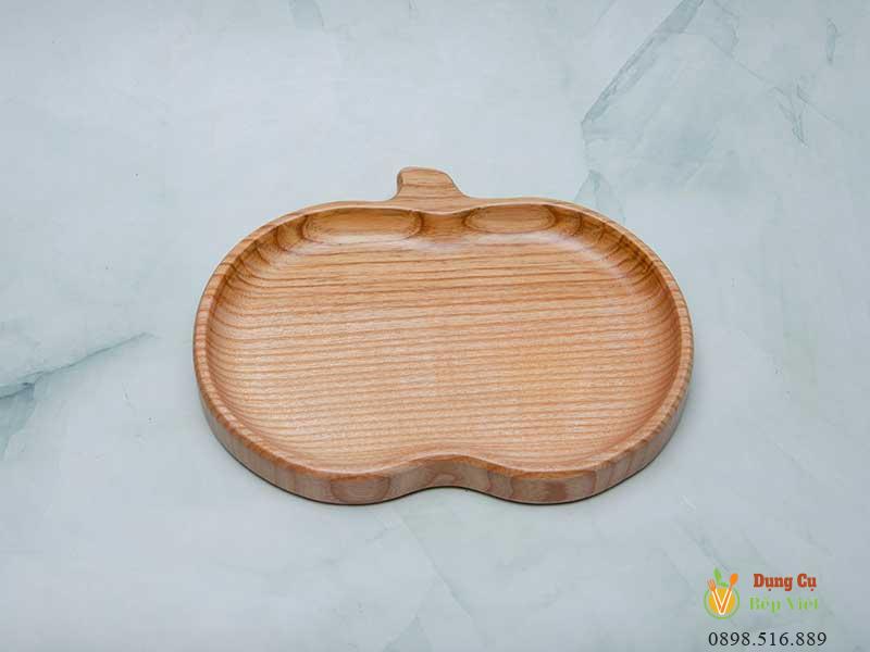 Khay gỗ hình quả bí 14.5x18cm VKU1-074