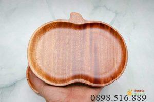 Khay gỗ hình quả bí 14.5x18cm VKU1-074 12 khay hanh qua ba 14 5x18cm 4