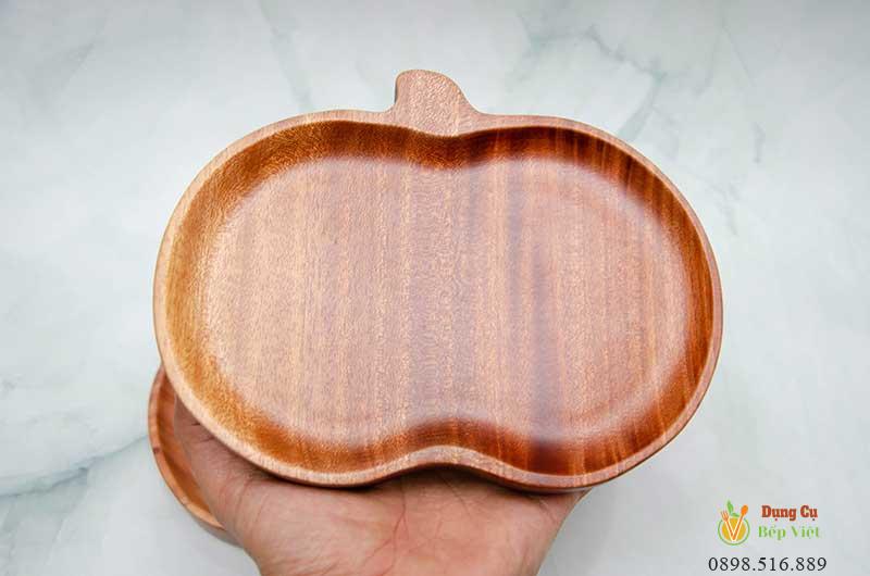 Khay gỗ hình quả bí 14.5x18cm VKU1-074 2 Khay gỗ hình quả bí 14.5x18cm VKU1-074 - Ảnh 2
