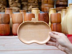 Khay gỗ hình quả bí 14.5x18cm VKU1-074 16 khay hanh qua ba 14 5x18cm 5