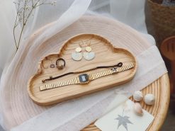 Khay gỗ hình mây 15x25.5cm VKU1-081 27 khay hinh may 1