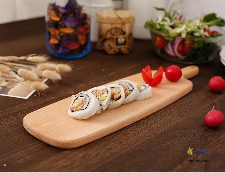 Thớt chữ nhật có tay cầm 11x41cm - Beech 8 Thớt chữ nhật có tay cầm 11x41cm - Beech - Ảnh 8