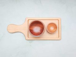 VKU1 096 Khay chu nhat co tay cam 26.5x11cm 6