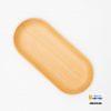 Dĩa gỗ Beech hình ovan 22x10x1.5cm