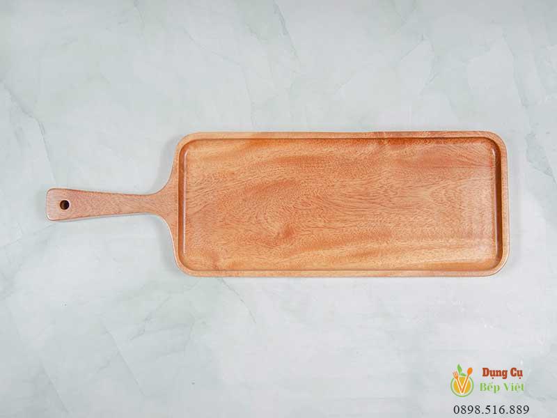 Khay gỗ chữ nhật có tay cầm 38x12cm || VKU1-098 3 Khay gỗ chữ nhật có tay cầm 38x12cm || VKU1-098 - Ảnh 3