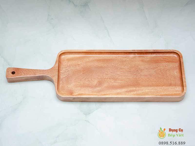Khay gỗ chữ nhật có tay cầm 38x12cm || VKU1-098 4 Khay gỗ chữ nhật có tay cầm 38x12cm || VKU1-098 - Ảnh 4