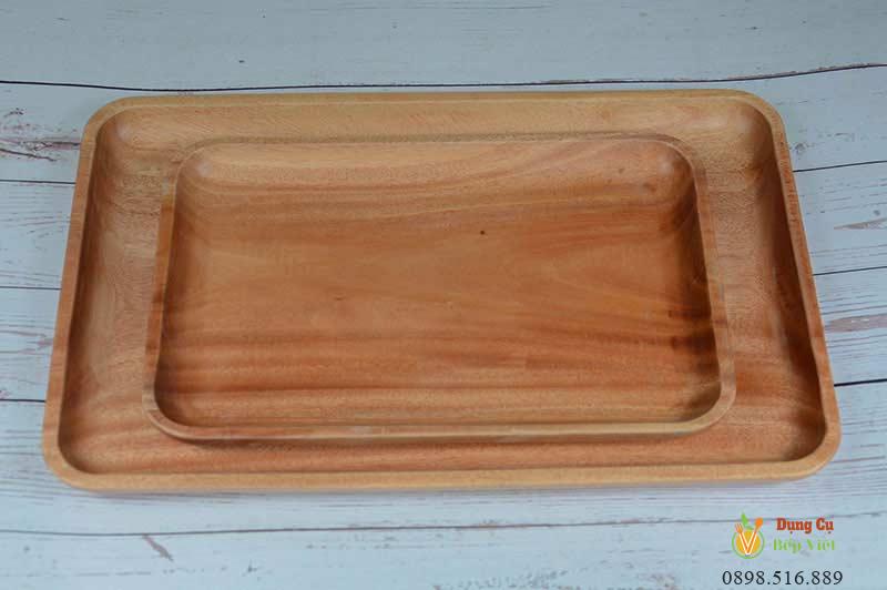 Khay gỗ xà cừ nguyên khối cạnh bo nhiều size 11 Khay gỗ xà cừ nguyên khối cạnh bo nhiều size - Ảnh 11