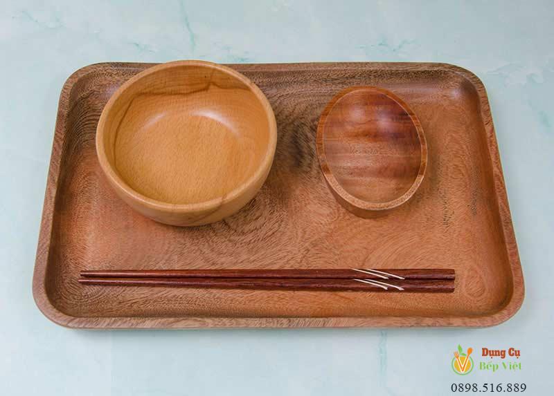 Khay gỗ xà cừ nguyên khối cạnh bo nhiều size 10 Khay gỗ xà cừ nguyên khối cạnh bo nhiều size - Ảnh 10