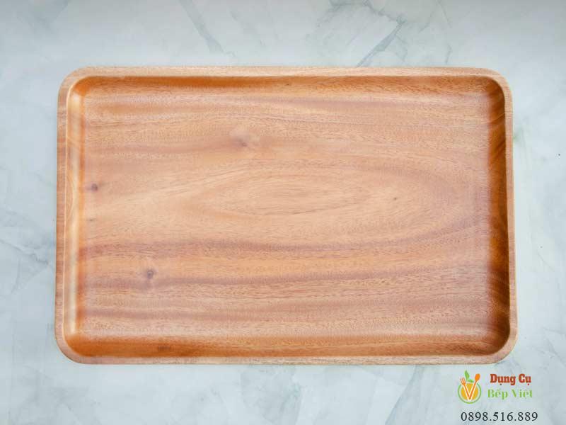 Khay gỗ xà cừ nguyên khối cạnh bo nhiều size 7 Khay gỗ xà cừ nguyên khối cạnh bo nhiều size - Ảnh 7