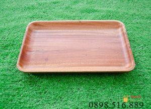 Khay gỗ xà cừ nguyên khối cạnh bo nhiều size 34 khay chu nhat trung 20x30 4