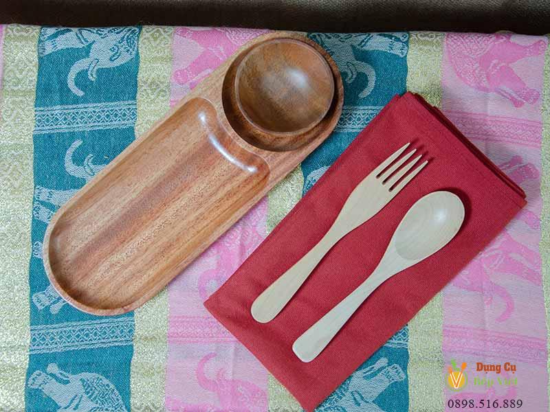 Khay gỗ ovan 2 ngăn 6 Khay gỗ ovan 2 ngăn - Ảnh 6