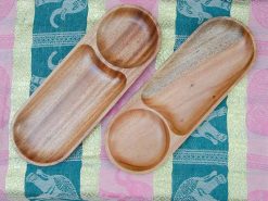 Khay gỗ ovan 2 ngăn 13 VKU1 103 Khay go ovan 2 ngan dai 28x10cm 5