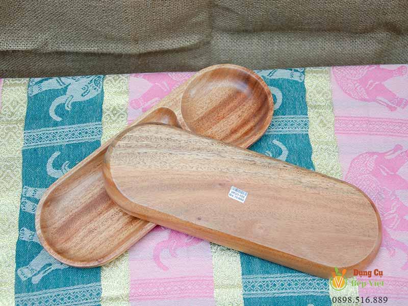 Khay gỗ ovan 2 ngăn 5 Khay gỗ ovan 2 ngăn - Ảnh 5