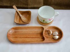 Khay gỗ ovan 2 ngăn 15 VKU1 103 Khay go ovan 2 ngan dai 28x10cm 7