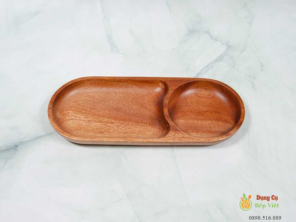 Khay gỗ ovan 2 ngăn 12 Khay gỗ ovan 2 ngăn - Ảnh 12