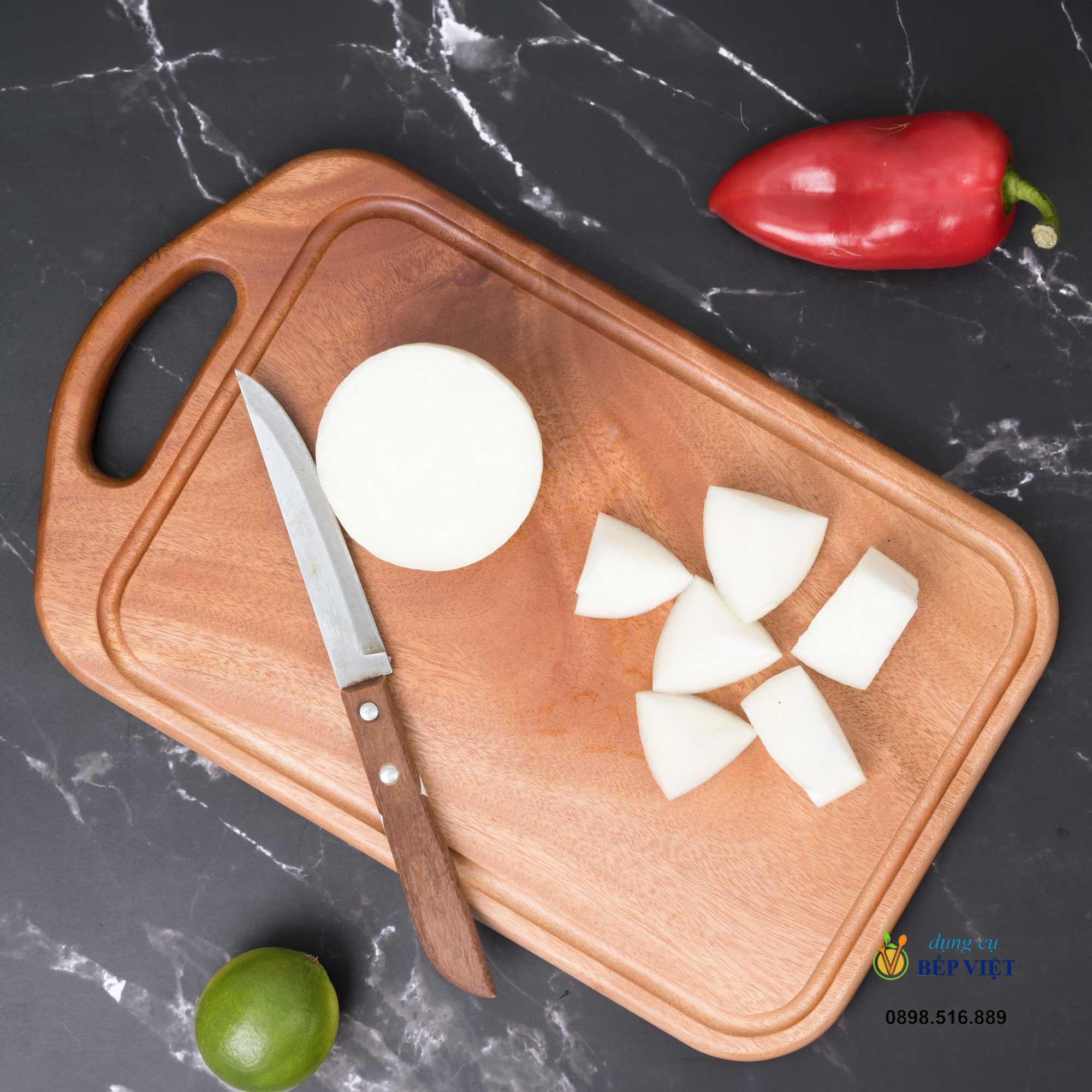 Thớt gỗ xà cừ kiểu nhật 34x21cm || VKU1-T037 2 Thớt gỗ xà cừ kiểu nhật 34x21cm || VKU1-T037 - Ảnh 2