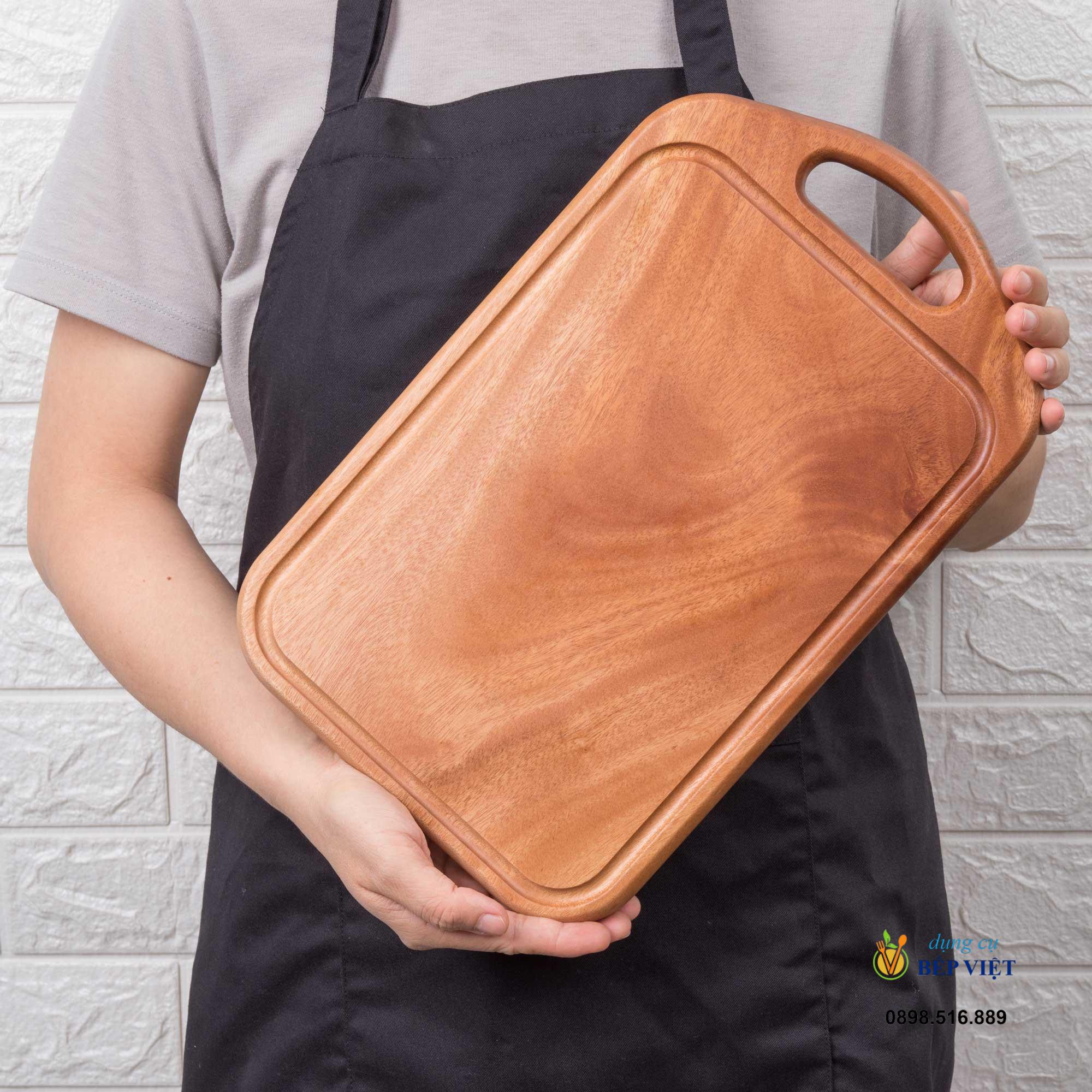 Thớt gỗ xà cừ kiểu nhật 34x21cm || VKU1-T037 4 Thớt gỗ xà cừ kiểu nhật 34x21cm || VKU1-T037 - Ảnh 4