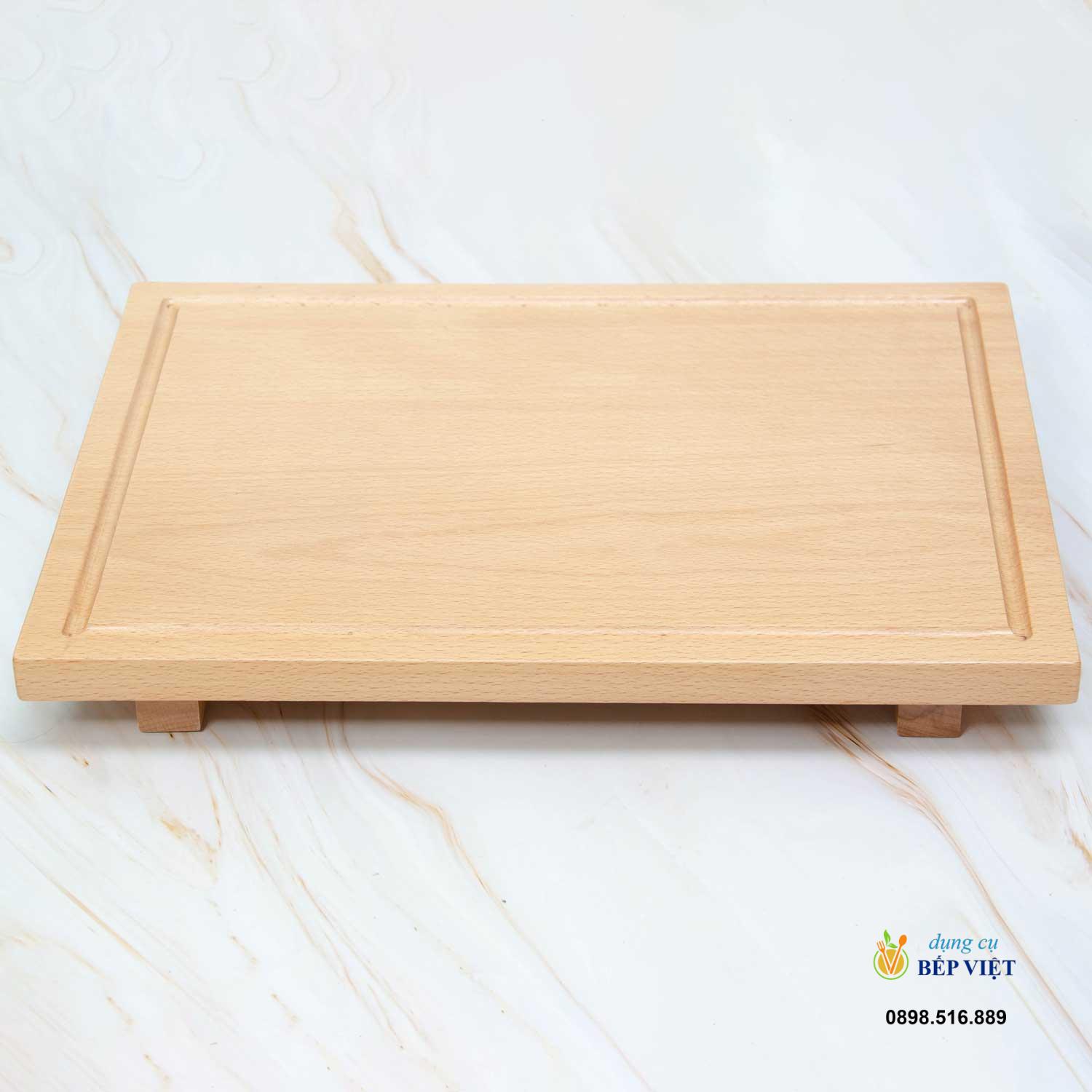 Thớt chữ nhật đường ren có chân 40x30cm || VKU1-T020 4 Thớt chữ nhật đường ren có chân 40x30cm || VKU1-T020 - Ảnh 4