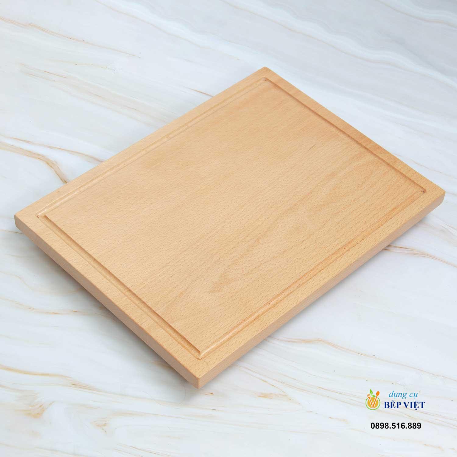 Thớt chữ nhật đường ren có chân 40x30cm || VKU1-T020 3 Thớt chữ nhật đường ren có chân 40x30cm || VKU1-T020 - Ảnh 3