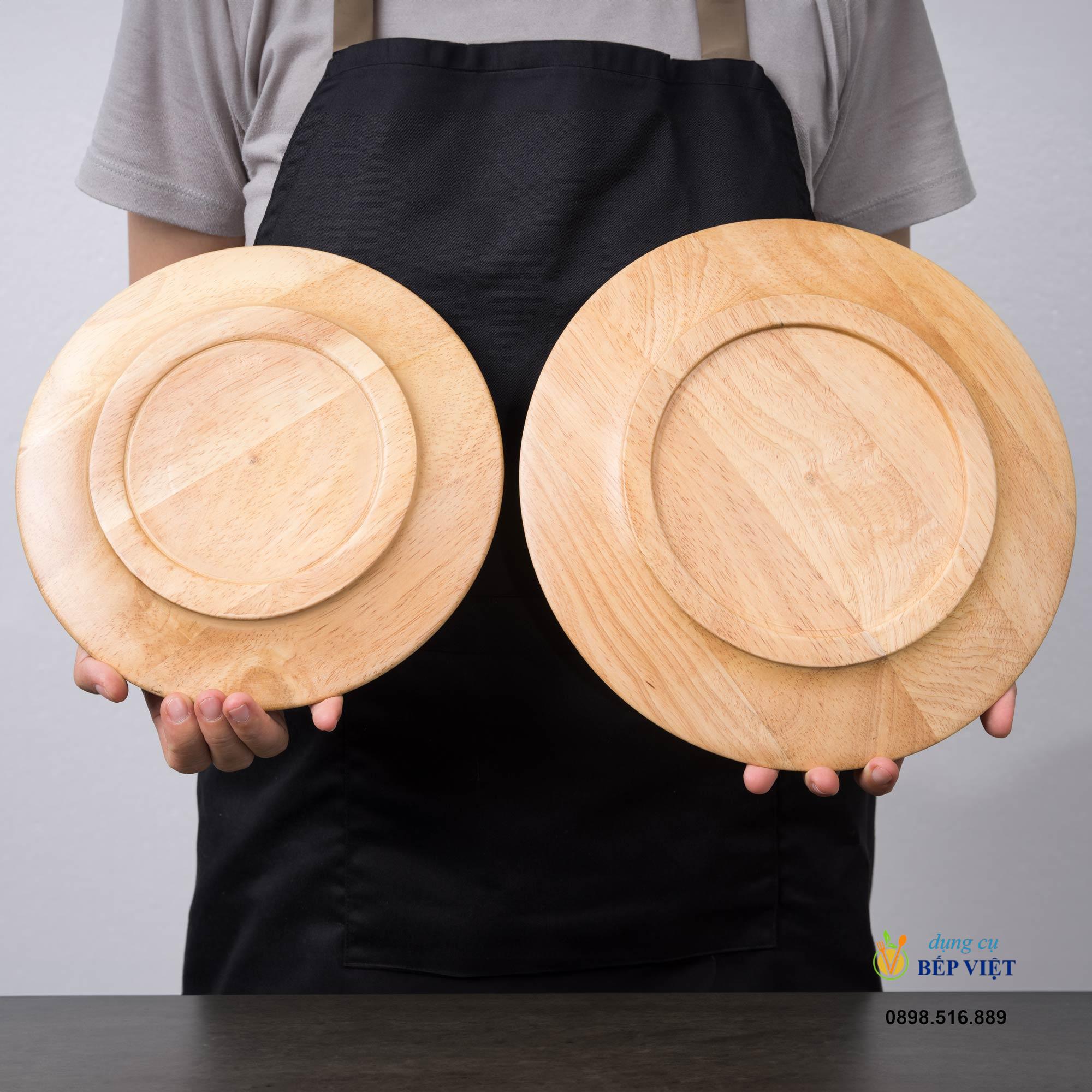 đĩa gỗ đựng hoa quả 4 đĩa gỗ đựng hoa quả - Ảnh 4