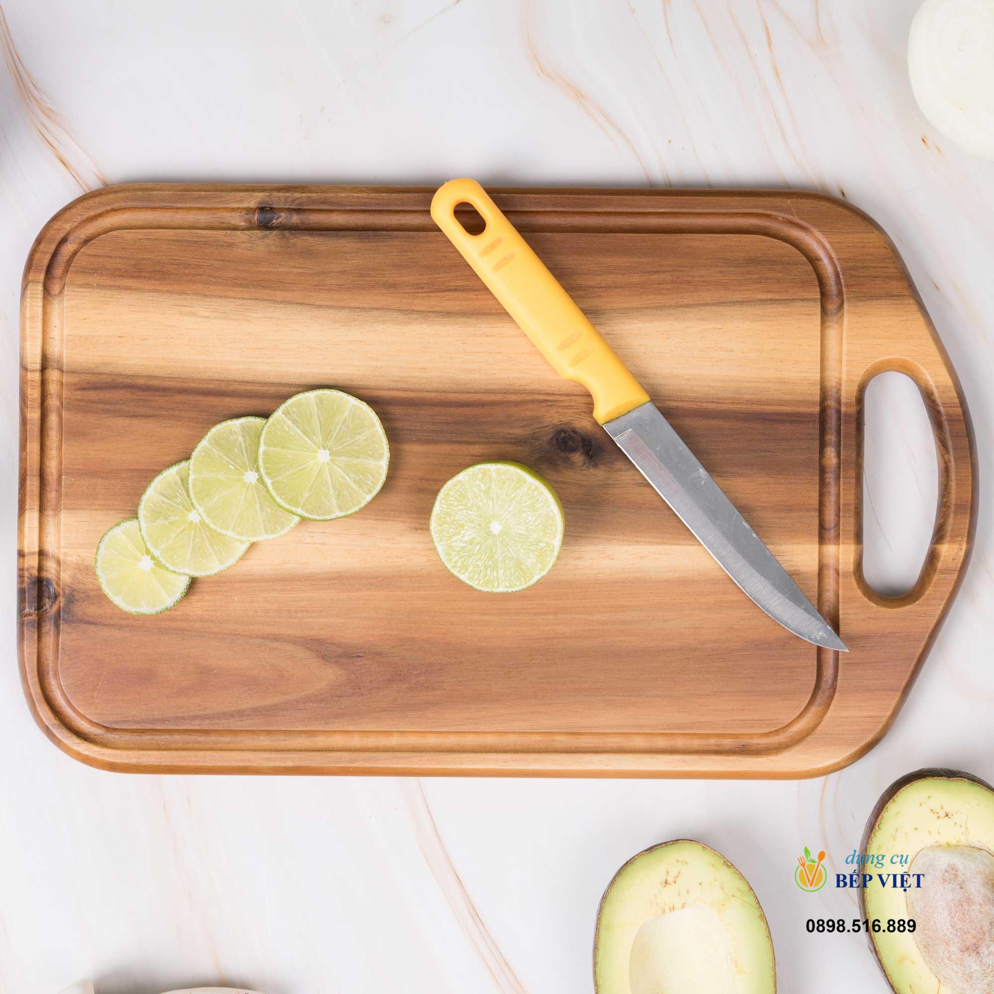 Thớt chữ nhật có quai cầm gỗ tràm 8 Thớt chữ nhật có quai cầm gỗ tràm - Ảnh 8