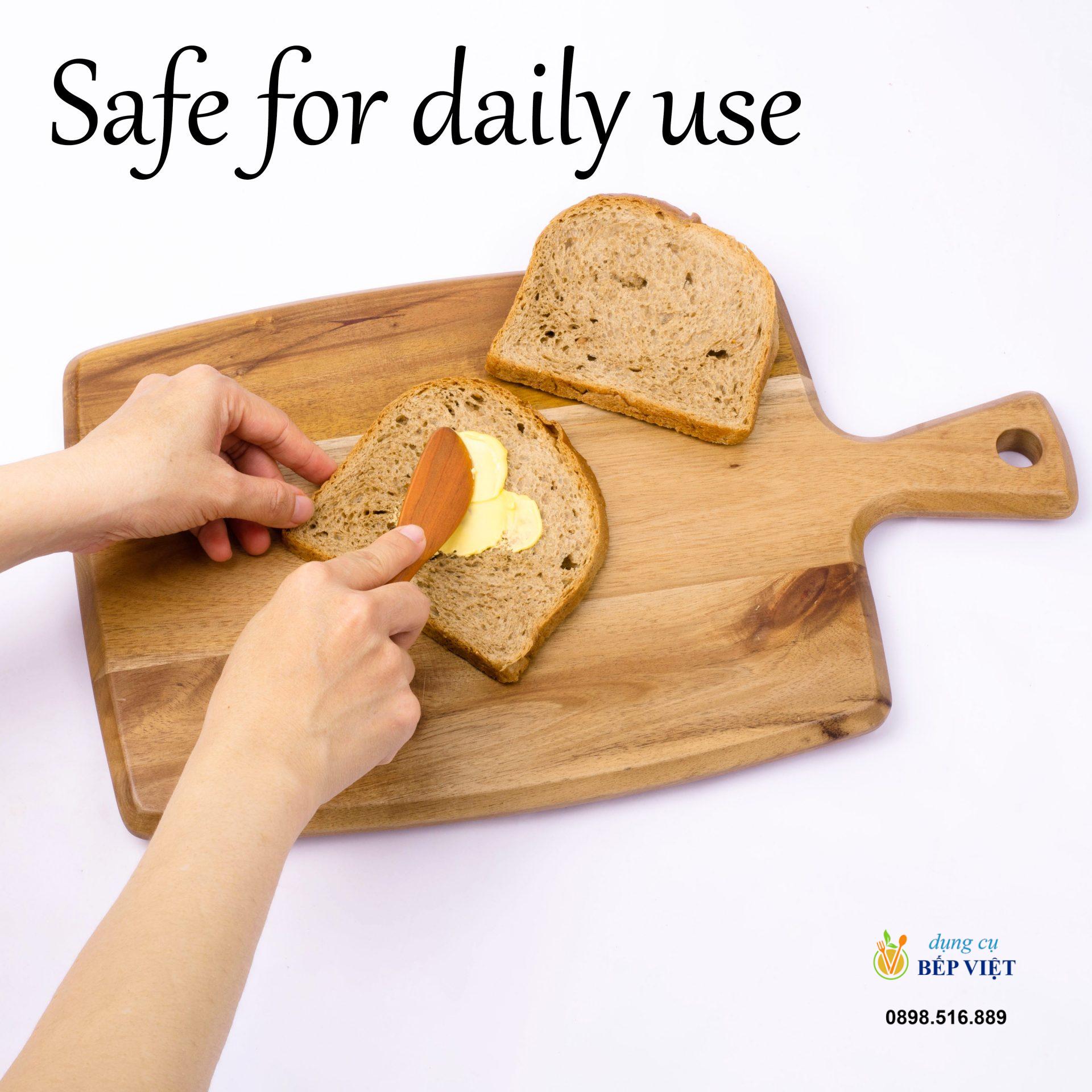 Khay gỗ tay cầm 42.5x25.5cm - Acacia 3 Khay gỗ tay cầm 42.5x25.5cm - Acacia - Ảnh 3