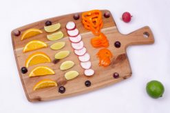 Khay gỗ tay cầm 42.5x25.5cm - Acacia 12 Thot chu nhat tay cam tram 26