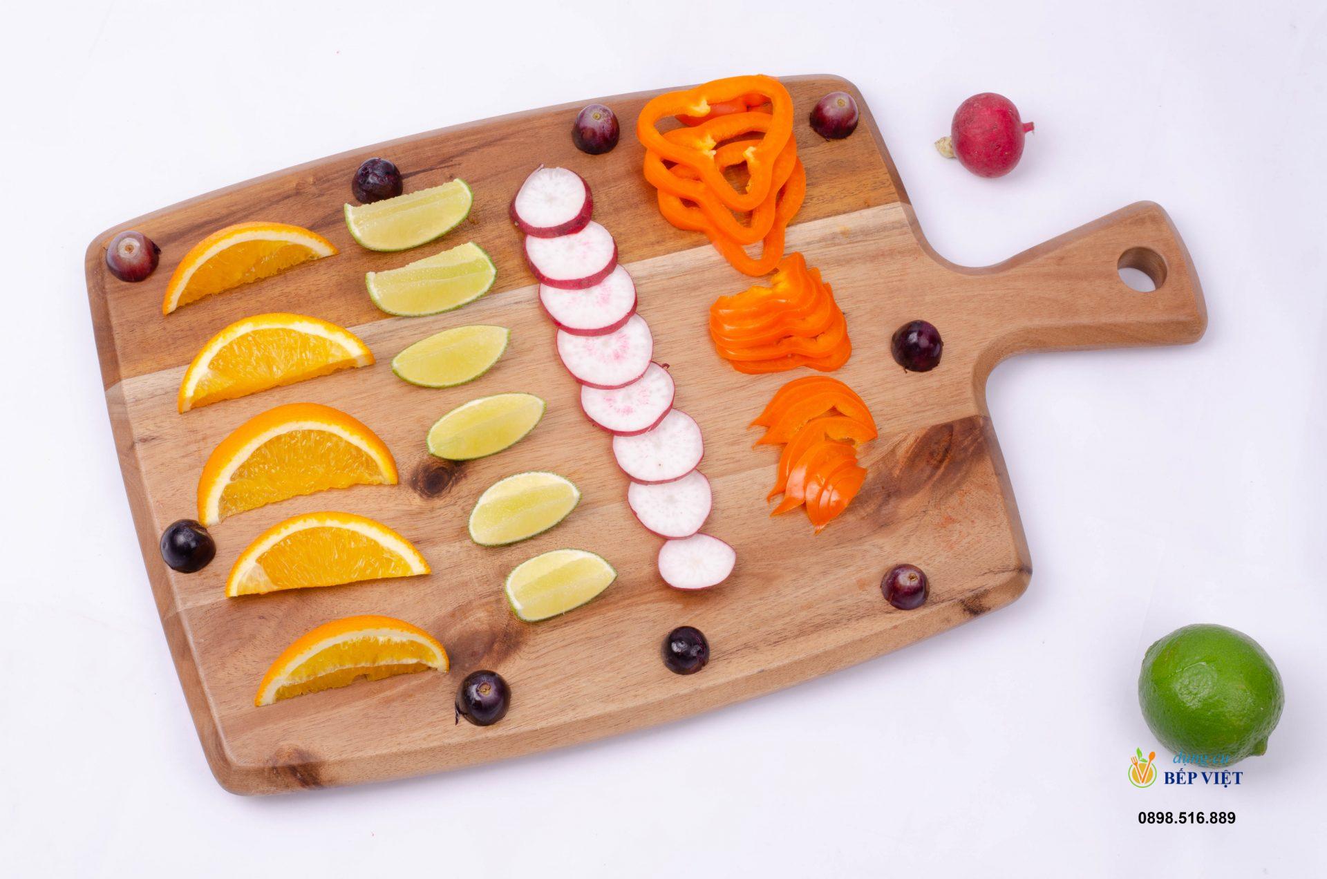 Khay gỗ tay cầm 42.5x25.5cm - Acacia 6 Khay gỗ tay cầm 42.5x25.5cm - Acacia - Ảnh 6