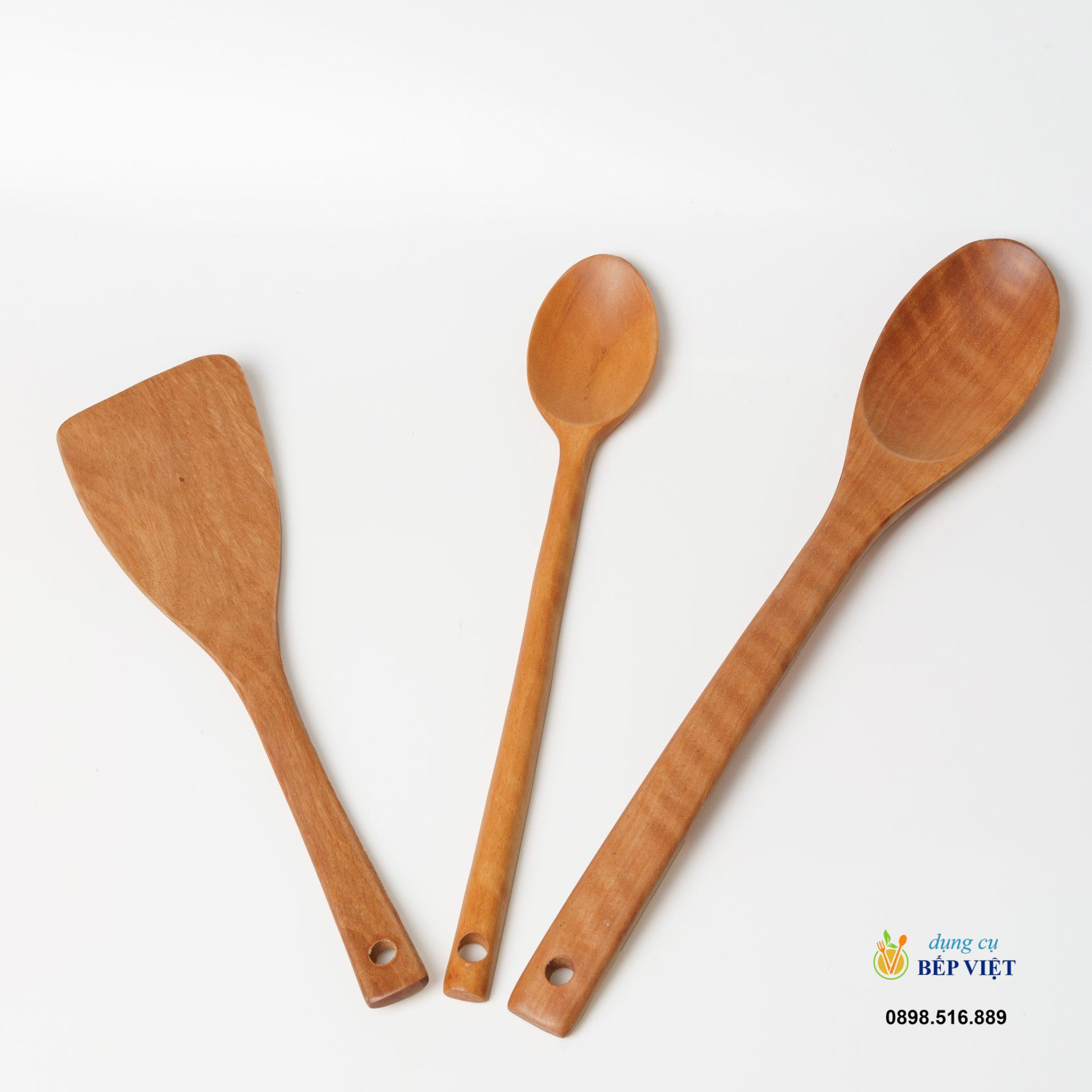 Bộ muỗng gỗ VieWood 2 Bộ muỗng gỗ VieWood - Ảnh 2