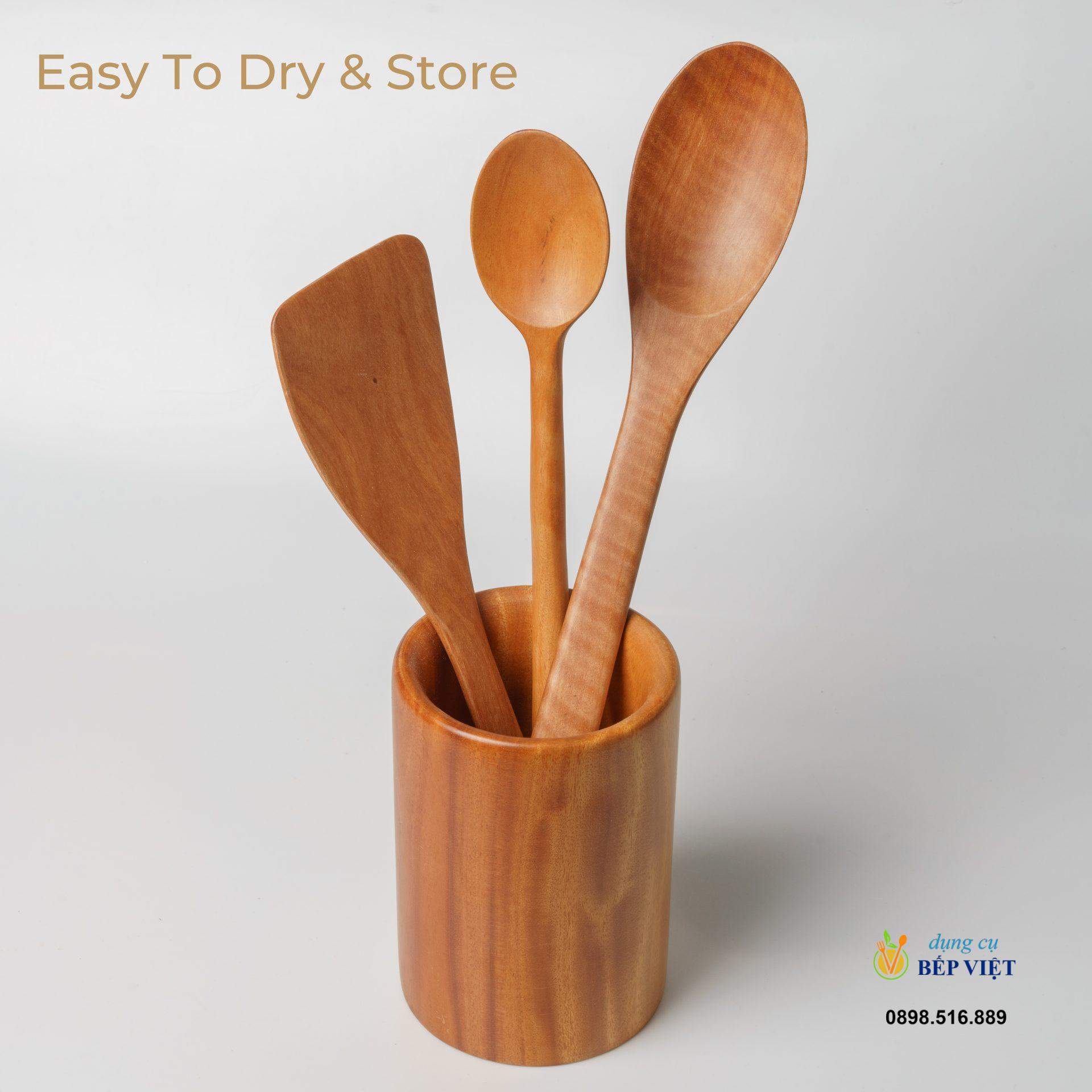 Bộ muỗng gỗ VieWood 6 Bộ muỗng gỗ VieWood - Ảnh 6