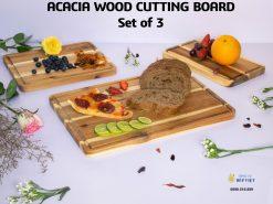 Bộ 3 thớt gỗ tràm chữ nhật 12 A1 Mobile