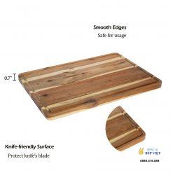 Bộ 3 thớt gỗ tràm chữ nhật 18 HINH PHU 2