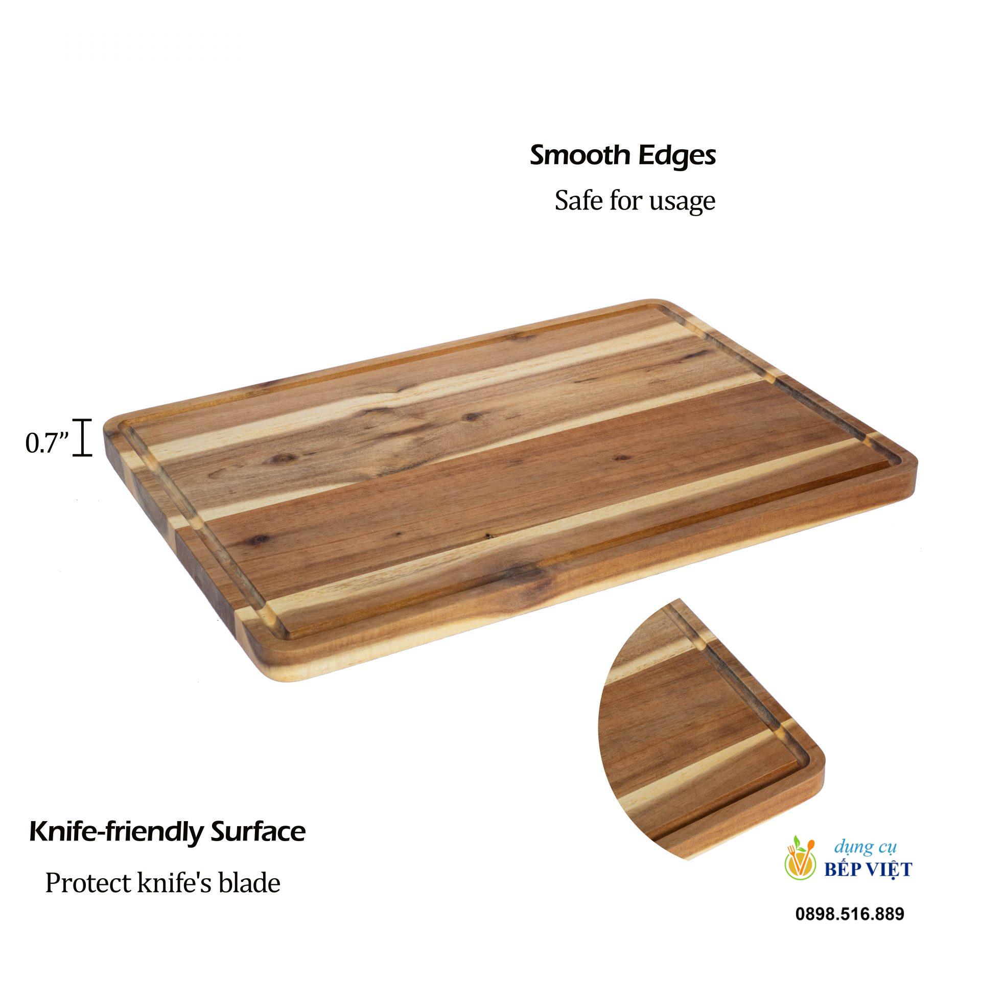 Bộ 3 thớt gỗ tràm chữ nhật 8 Bộ 3 thớt gỗ tràm chữ nhật - Ảnh 8