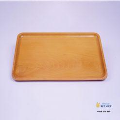 Khay chữ nhật đại (45.5x30x2cm) 10 Khay go chu nhat dai