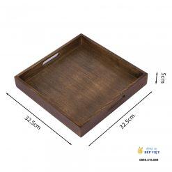Khay vuông có quai cầm 32.5cm (Ash) 7 Khay go hinh vuong co kich thuoc