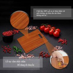 Thot chu nhat mong co tay cam 24x17cm Hinh 3 Tay cam chat lieu