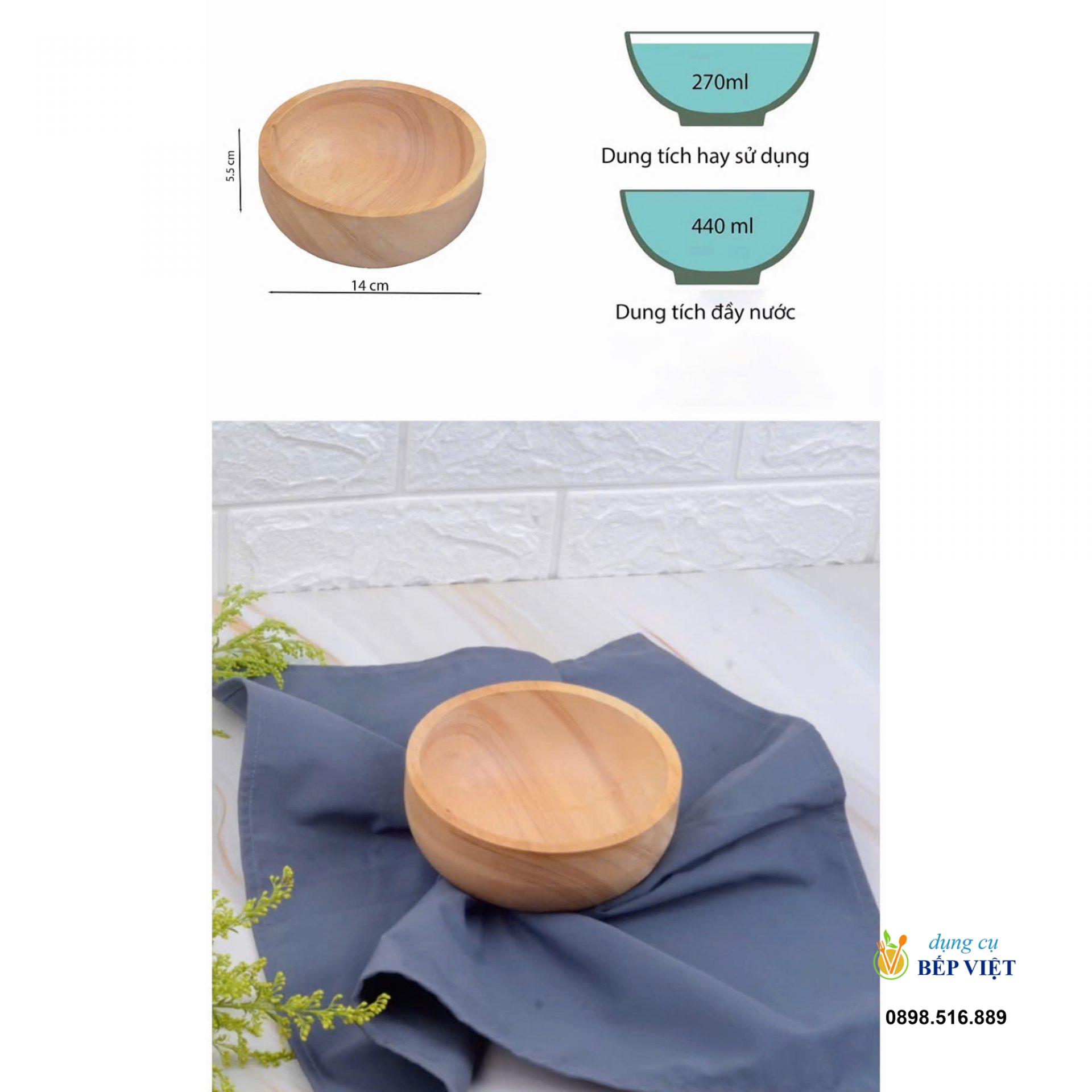 Tô gỗ Ruler (14x5.5cm) 4 To go ruber