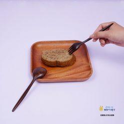 Bộ muỗng nĩa gỗ (18cm) 11 nia