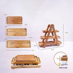 kệ gỗ trang trí 3 tầng đa năng VieWood - Thiết Kế Tinh Tế 11 100167 2
