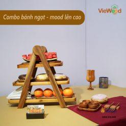 kệ gỗ trang trí 3 tầng đa năng VieWood - Thiết Kế Tinh Tế 14 100167 5 Combo