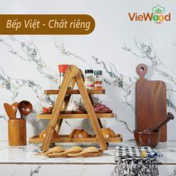 kệ gỗ trang trí 3 tầng đa năng VieWood - Thiết Kế Tinh Tế 13 100167 6 Nha bep