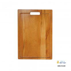 Thớt gỗ chữ nhật có lỗ cầm 42.8x28x2cm