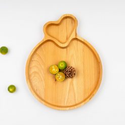 Khay gỗ Beech hình con gà