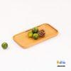 Khay gỗ Beech chữ nhật 21x11x1.5cm