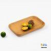 Khay chữ nhật gỗ Beech 19.5x12.5x2cm