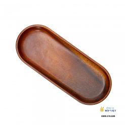 Dĩa gỗ hình Oval 25x10x2